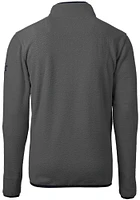 Cutter and Buck Cincinnati Bearcats Mens Grey Vault Cascade Sherpa Long Sleeve Qtr Zip Pullover