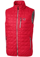 Cutter and Buck Cincinnati Bearcats Mens Vault Cascade Sherpa Sleeveless Jacket