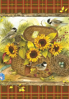 Kansas 28x40 Silk Screen Banner - Gold
