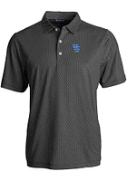 Cutter and Buck Kentucky Wildcats Mens Alumni Pike Symmetry Short Sleeve Polo