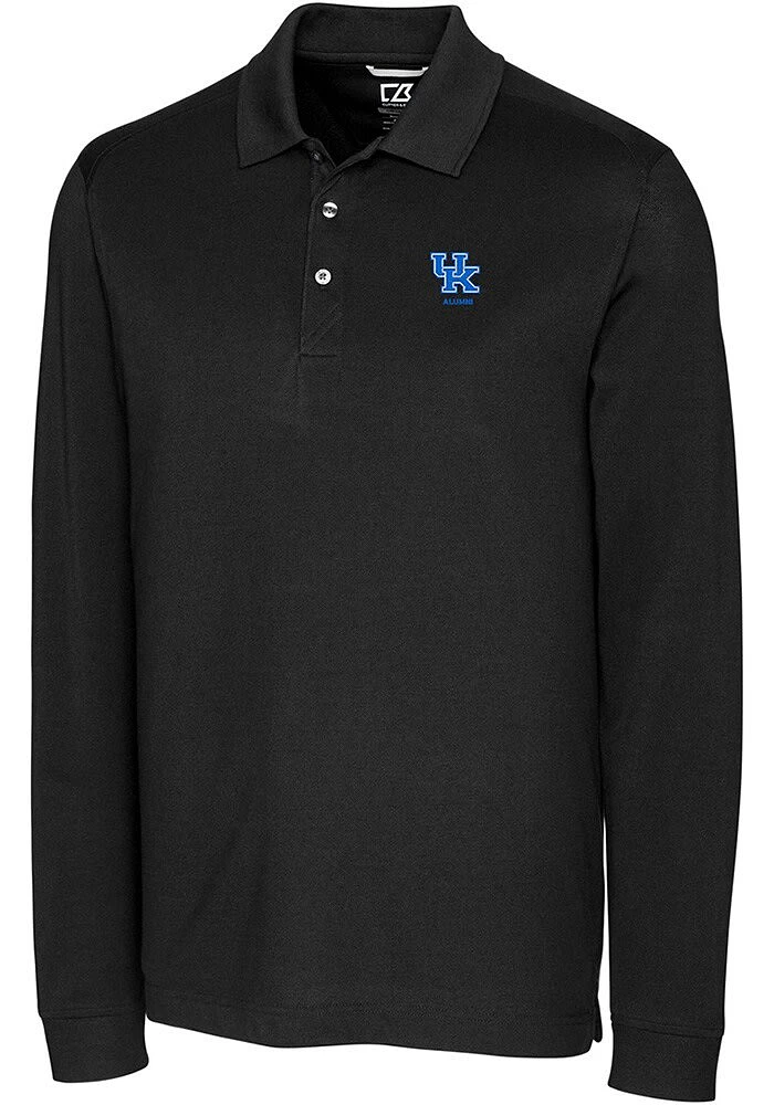 Cutter and Buck Kentucky Wildcats Mens Alumni Advantage Long Sleeve Polo Shirt