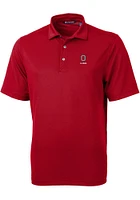 Cutter and Buck Ohio State Buckeyes Cardinal Alumni Virtue Eco Pique Big Tall Polo