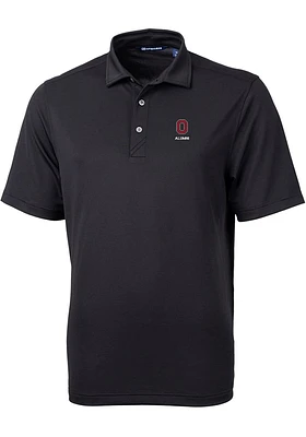 Cutter and Buck Ohio State Buckeyes Mens Alumni Virtue Eco Pique Short Sleeve Polo