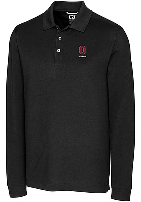 Cutter and Buck Ohio State Buckeyes Mens Alumni Advantage Long Sleeve Polo Shirt