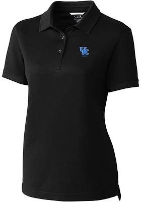 Cutter and Buck Kentucky Wildcats Womens Alumni Advantage Short Sleeve Polo Shirt