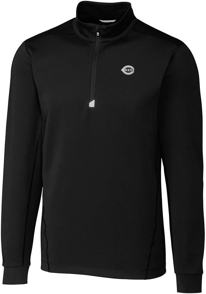 Cutter and Buck Cincinnati Reds Mens Mono Traverse Big Tall 1/4 Zip Pullover