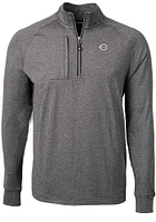 Cutter and Buck Cincinnati Reds Mens Mono Adapt Eco Knit Big Tall 1/4 Zip Pullover