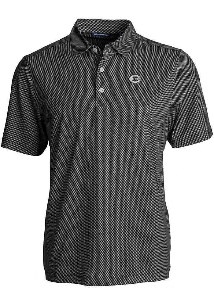 Cutter and Buck Cincinnati Reds Mono Pike Symmetry Big Tall Polo