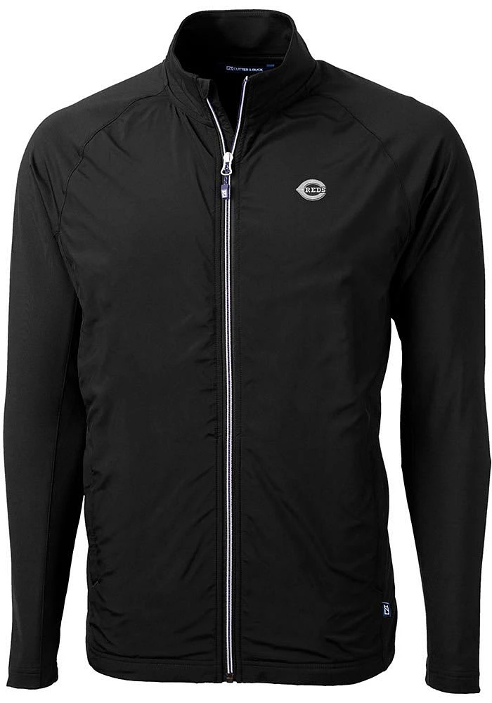 Cutter and Buck Cincinnati Reds Mens Mono Adapt Eco Light Weight Jacket