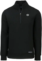 Cutter and Buck Cincinnati Reds Mens Mono Roam Long Sleeve 1/4 Zip Pullover