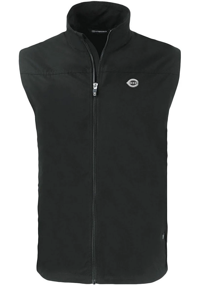 Cutter and Buck Cincinnati Reds Mens Mono Charter Sleeveless Jacket