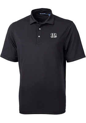 Cutter and Buck Cincinnati Bengals Mono Virtue Eco Pique Big Tall Polo