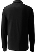 Cutter and Buck Cincinnati Bengals Mono Advantage Pique Long Sleeve Big Tall Polo