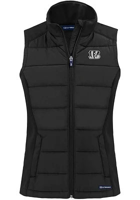 Cutter and Buck Cincinnati Bengals Womens Mono Evoke Vest