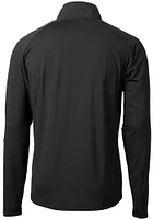 Cutter and Buck Cincinnati Bengals Mens Mono Adapt Eco Hybrid Long Sleeve Qtr Zip Pullover