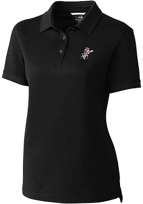 Cutter and Buck Cincinnati Reds Womens Cooperstown Advantage Short Sleeve Polo Shirt