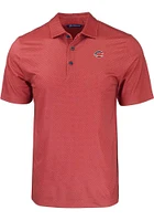 Cutter and Buck Cincinnati Reds Cardinal Stars Stripes Pike Eco Geo Print Big Tall Polo