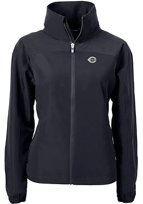 Cutter and Buck Cincinnati Reds Womens Mono Charter Eco Light Weight Jacket