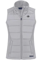 Cutter and Buck Cincinnati Reds Womens Charcoal Mono Evoke Vest