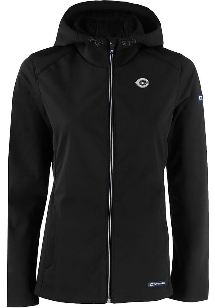 Cutter and Buck Cincinnati Reds Womens Mono Evoke Light Weight Jacket