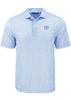 Cutter and Buck Cincinnati Bengals Mens Mono Pike Flora Short Sleeve Polo