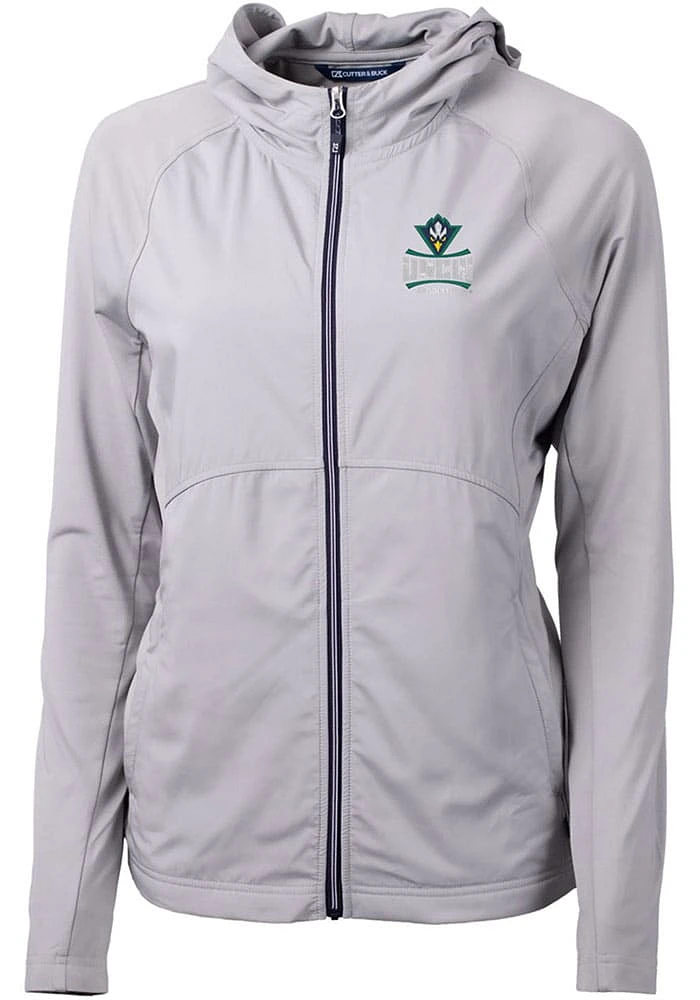 Cutter and Buck UNCW Seahawks Womens Grey Adapt Eco Light Weight Jacket
