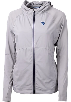 Cutter and Buck West Virginia Mountaineers Womens Adapt Eco Light Weight Jacket