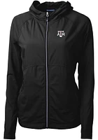 Cutter and Buck Texas A&M Aggies Womens Black Adapt Eco Light Weight Jacket