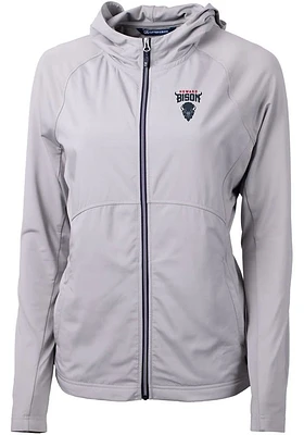 Cutter and Buck Howard Bison Womens Grey Adapt Eco Light Weight Jacket