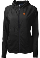 Cutter and Buck Clemson Tigers Womens Black Adapt Eco Light Weight Jacket