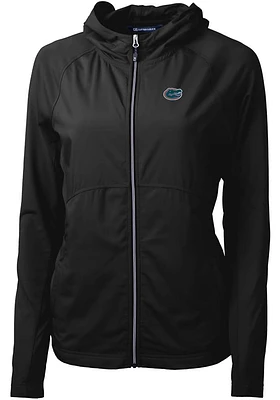 Cutter and Buck Florida Gators Womens Black Adapt Eco Light Weight Jacket