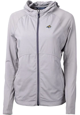 Cutter and Buck Montana State Bobcats Womens Grey Adapt Eco Light Weight Jacket
