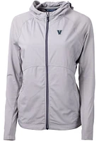 Cutter and Buck Villanova Wildcats Womens Grey Adapt Eco Light Weight Jacket