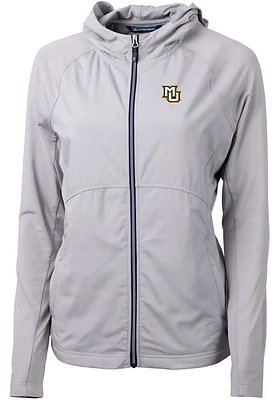 Cutter and Buck Marquette Golden Eagles Womens Grey Adapt Eco Light Weight Jacket