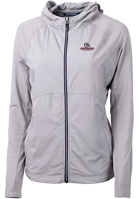 Cutter and Buck Gonzaga Bulldogs Womens Adapt Eco Light Weight Jacket