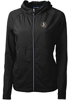 Cutter and Buck Florida State Seminoles Womens Black Adapt Eco Light Weight Jacket