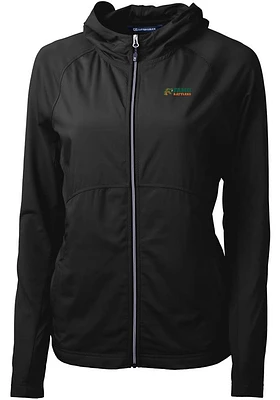 Cutter and Buck Florida A&M Rattlers Womens Black Adapt Eco Light Weight Jacket