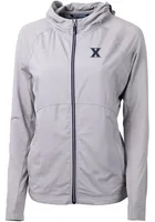 Cutter and Buck Xavier Musketeers Womens Grey Adapt Eco Light Weight Jacket