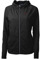 Cutter and Buck Arkansas Razorbacks Womens Black Adapt Eco Light Weight Jacket