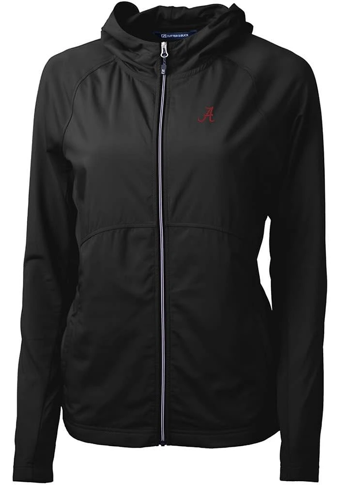 Cutter and Buck Alabama Crimson Tide Womens Black Adapt Eco Light Weight Jacket