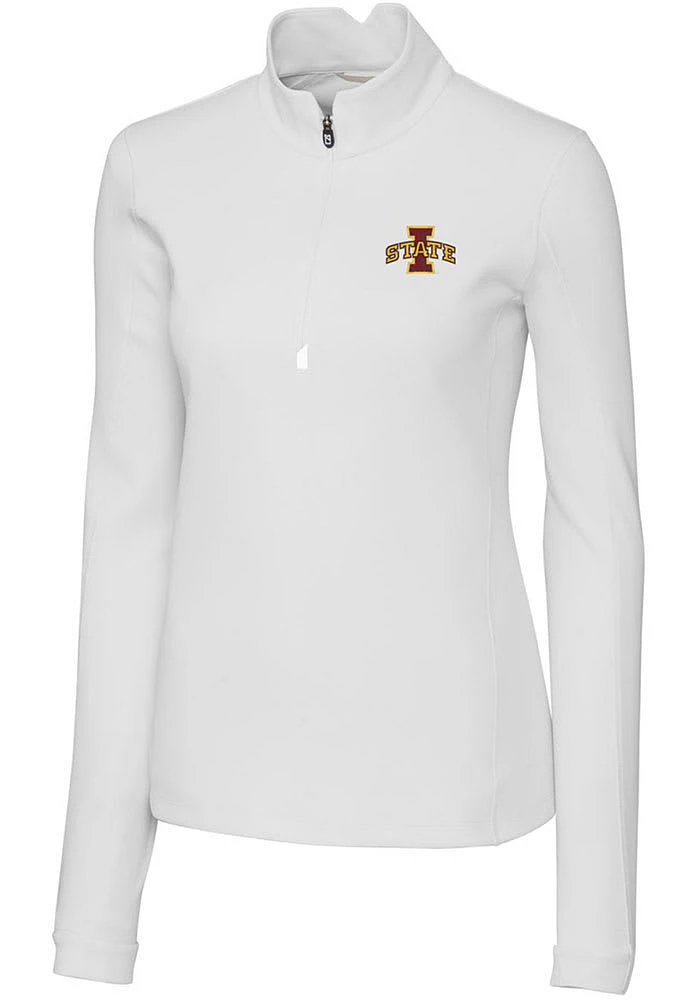 Cutter and Buck Iowa State Cyclones Womens Traverse Qtr Zip