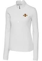 Cutter and Buck Iowa State Cyclones Womens Traverse Qtr Zip