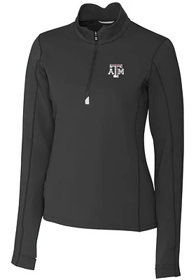 Cutter and Buck Texas A&M Aggies Womens Traverse Qtr Zip