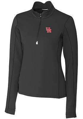 Cutter and Buck Houston Cougars Womens Traverse Qtr Zip