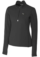 Cutter and Buck Wake Forest Demon Deacons Womens Traverse Qtr Zip