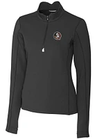 Cutter and Buck Florida State Seminoles Womens Traverse Qtr Zip