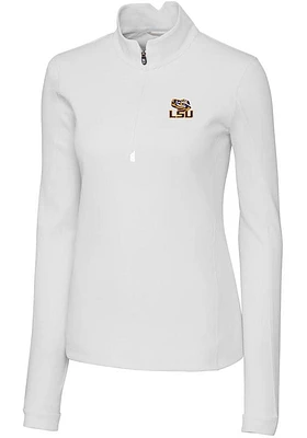 Cutter and Buck LSU Tigers Womens Traverse Qtr Zip