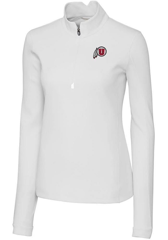 Cutter and Buck Utah Utes Womens Traverse Qtr Zip