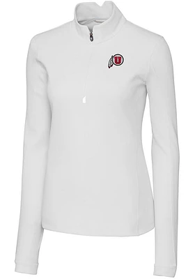 Cutter and Buck Utah Utes Womens Traverse Qtr Zip