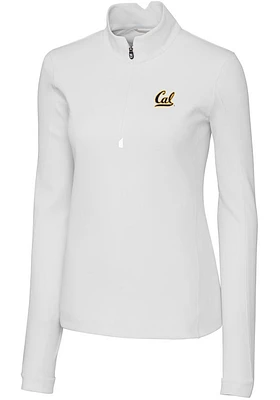 Cutter and Buck Cal Golden Bears Womens Traverse Qtr Zip